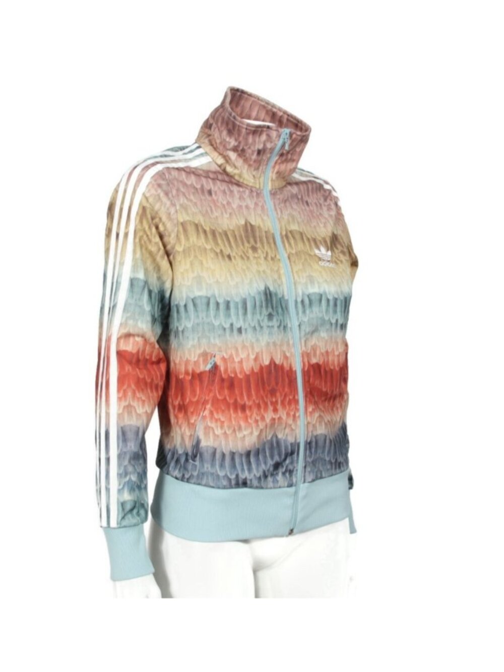 2014 Adidas Originals FARM RIO Menire Firebird Feather Zip Track Jacket Sz S 482 - Picture 4 of 7